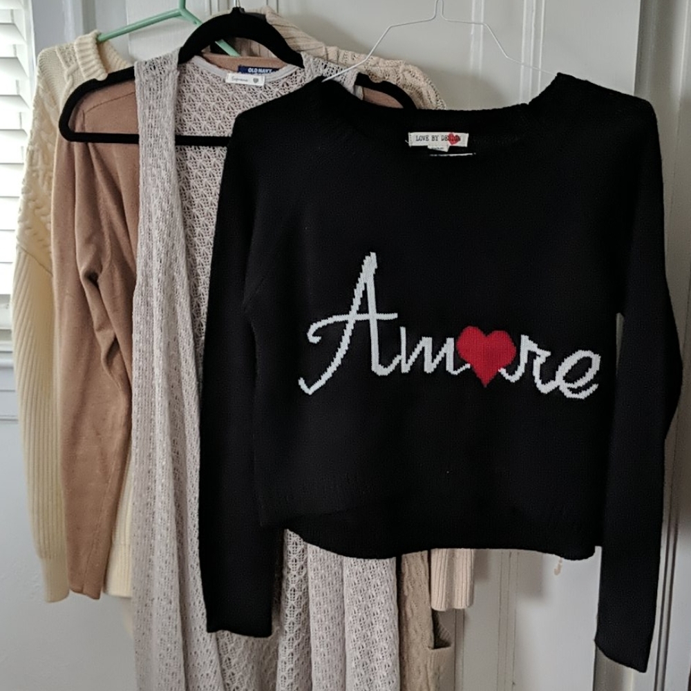 Amore Crop Sweater